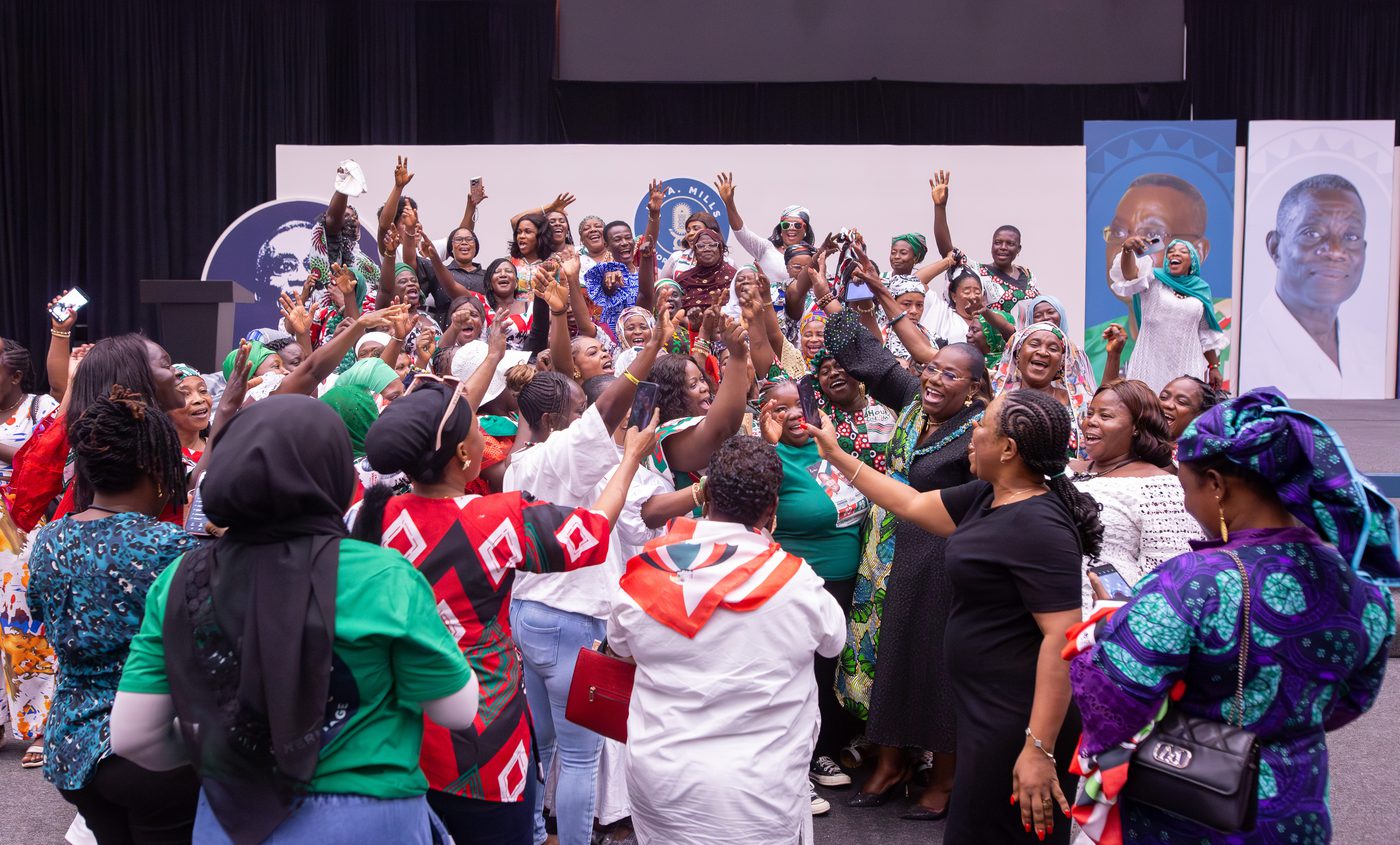 Nana Oye Bampoe Addo greeting supporters